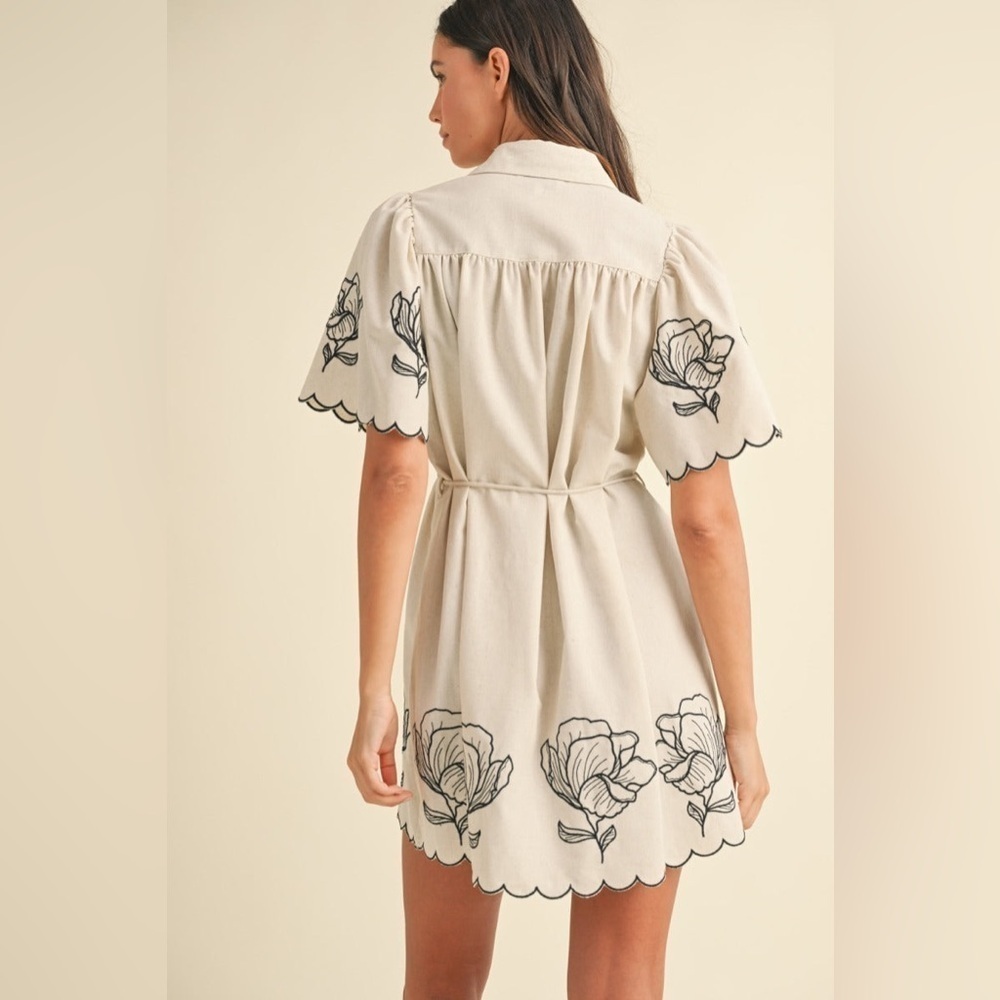 MARBLE Cream Button-Up Shirt - Picture 11 of 11